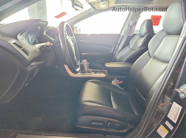 19UUB1F36GA011934 2016 ACURA TLX Gray Вид салону спереду