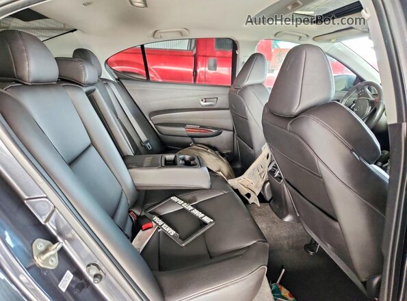 19UUB1F36GA011934 2016 ACURA TLX Gray Вид задніх сидінь