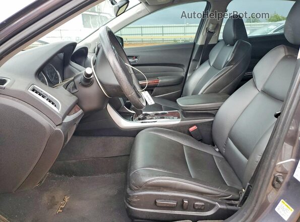 19UUB1F36HA005486 2017 ACURA TLX Серый Вид салона спереди