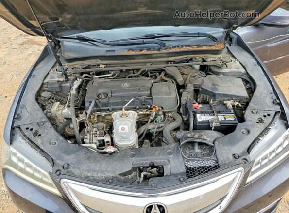 19UUB1F36HA005486 2017 ACURA TLX Серый Вид задней части салона