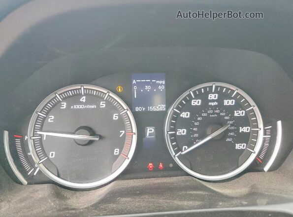 19UUB1F36HA005486 2017 ACURA TLX Серый Вид щитка приборов
