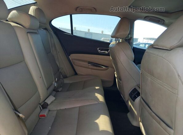 19UUB1F36KA007648 2019 ACURA TLX White Հետևի նստատեղերի տեսք