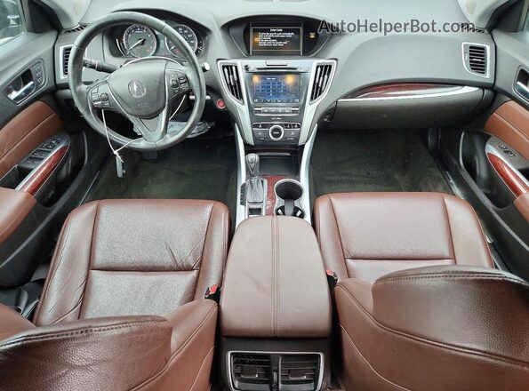 19UUB1F37HA008171 2017 ACURA TLX Черный Вид панели приборов