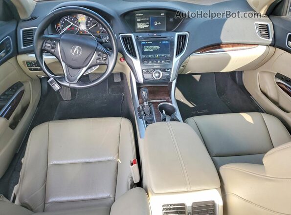19UUB1F37JA004644 2018 ACURA TLX Белый Вид панели приборов