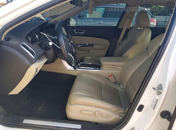19UUB1F37JA004644 2018 ACURA TLX Белый Вид салона спереди