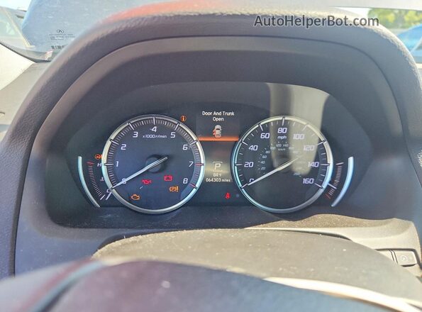 19UUB1F37LA002685 2020 ACURA TLX Gray Вид щитка приладів