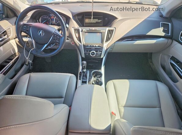 19UUB1F37LA002685 2020 ACURA TLX Gray Вид панелі приладів