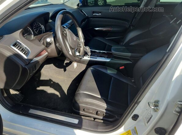 19UUB1F38GA002376 2016 ACURA TLX Белый Вид салона спереди