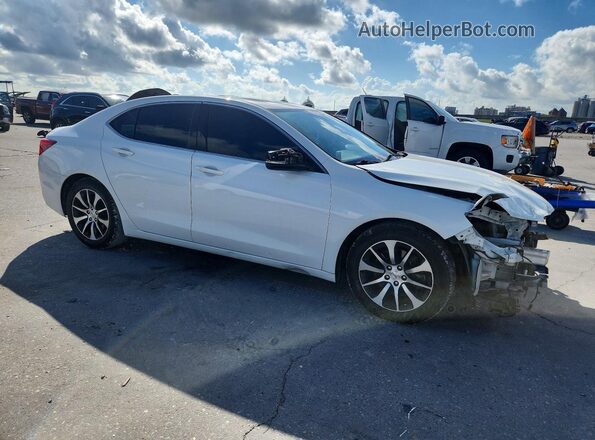 19UUB1F38GA002376 2016 ACURA TLX Белый Передняя правая четверть