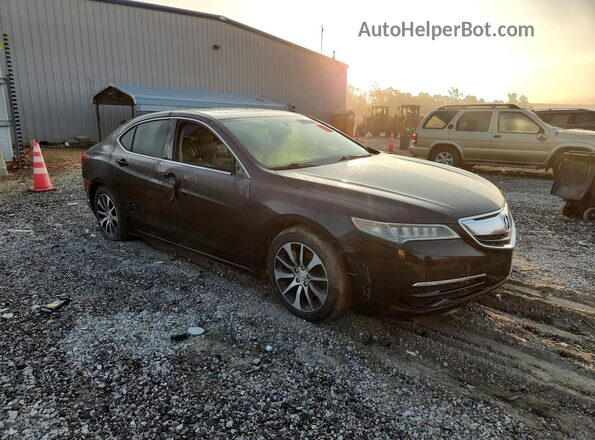 19UUB1F38GA004399 2016 ACURA TLX Black Սալոնի դիմացի տեսք