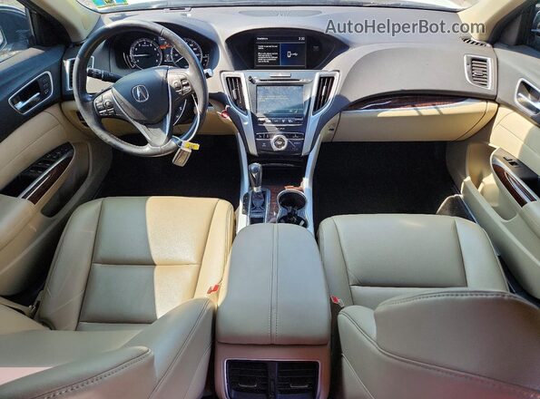 19UUB1F39JA008159 2018 ACURA TLX White წინა პანელის ხედი