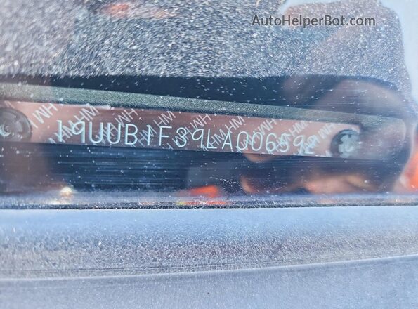 19UUB1F39LA006592 2020 ACURA TLX Black ძრავის განყოფილების ხედი