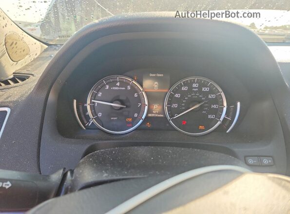 19UUB1F51HA002108 2017 ACURA TLX Blue Vista del cuadro de instrumentos