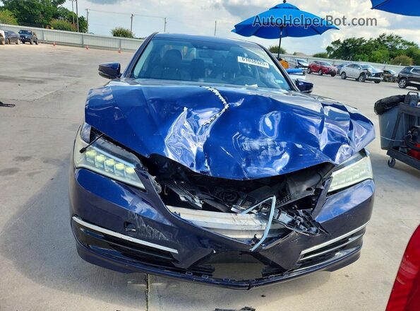 19UUB1F51HA009849 2017 ACURA TLX Blue Widok z przodu