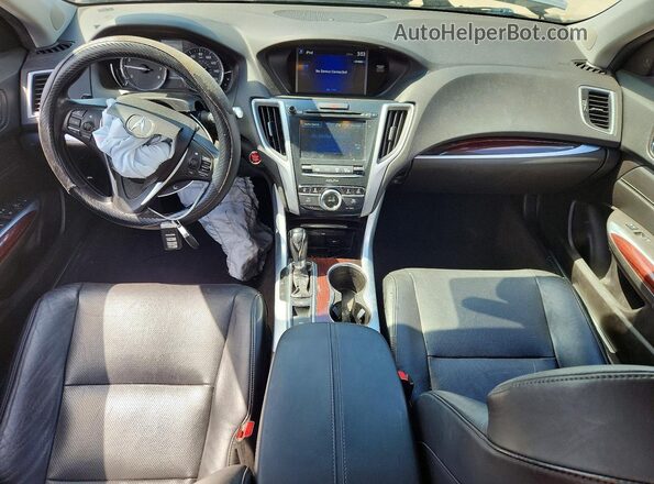 19UUB1F51HA009849 2017 ACURA TLX Blue Widok deski rozdzielczej