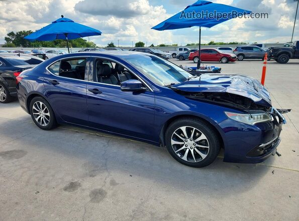 19UUB1F51HA009849 2017 ACURA TLX Blue Przód prawy