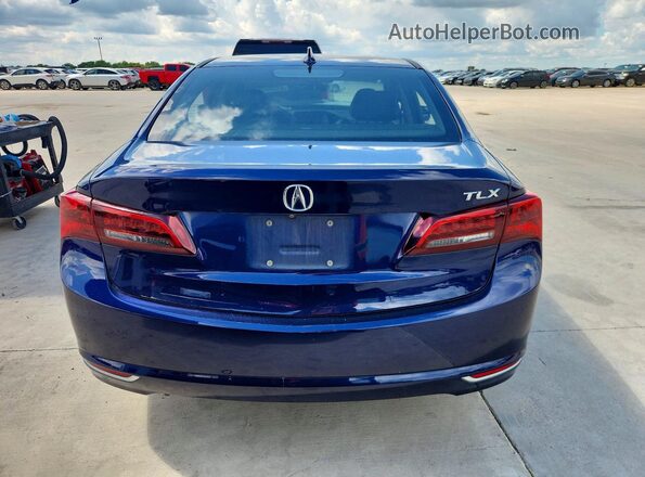 19UUB1F51HA009849 2017 ACURA TLX Blue Widok z tyłu