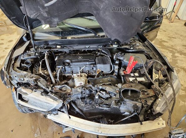 19UUB1F51JA005449 2018 ACURA TLX Black Widok wnętrza z tyłu