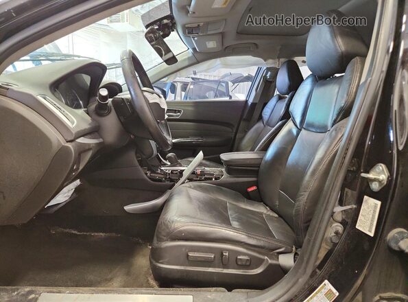 19UUB1F51JA005449 2018 ACURA TLX Black Widok wnętrza z przodu