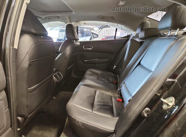 19UUB1F51JA005449 2018 ACURA TLX Black Widok tylnych siedzeń