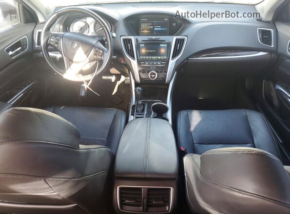 19UUB1F51KA003623 2019 ACURA TLX White Widok deski rozdzielczej