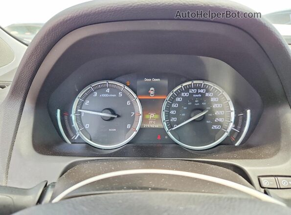 19UUB1F52GA800440 2016 ACURA TLX White Вид щитка приладів