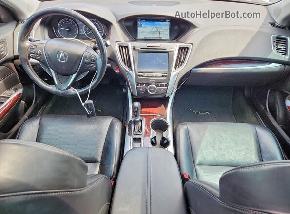 19UUB1F52GA800440 2016 ACURA TLX White Вид панелі приладів