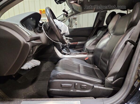 19UUB1F52HA006622 2017 ACURA TLX Черный Вид салона спереди