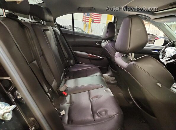 19UUB1F52HA006622 2017 ACURA TLX Черный Вид задних сидений