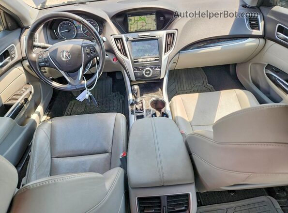 19UUB1F54JA007700 2018 ACURA TLX Gray Widok deski rozdzielczej