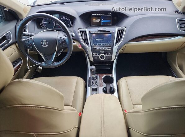 19UUB1F54LA007828 2020 ACURA TLX Белый Вид панели приборов
