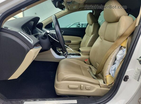 19UUB1F54LA007828 2020 ACURA TLX Белый Вид салона спереди