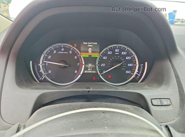 19UUB1F54LA007828 2020 ACURA TLX Белый Вид щитка приборов