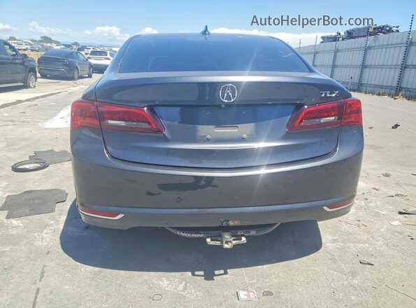 19UUB1F55GA008993 2016 ACURA TLX Charcoal Вид ззаду
