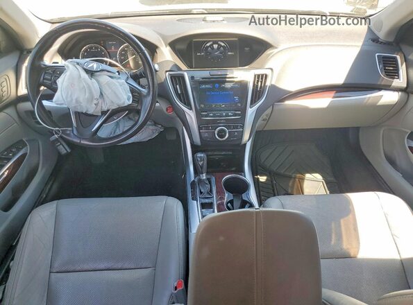 19UUB1F55GA008993 2016 ACURA TLX Charcoal Вид панелі приладів