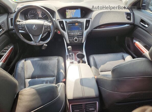19UUB1F57GA000250 2016 ACURA TLX Черный Вид панели приборов