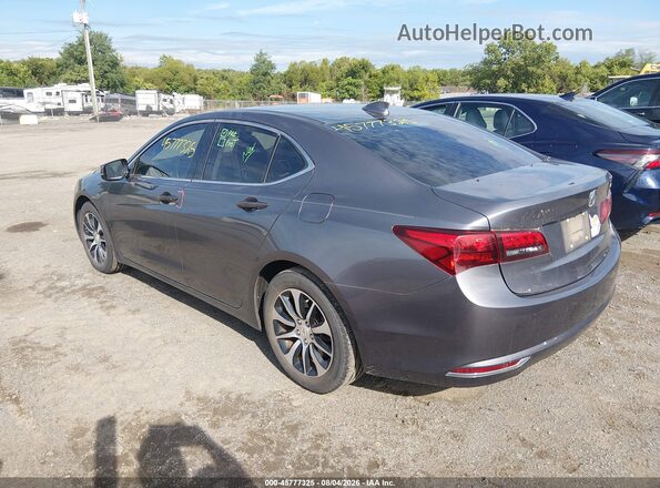19UUB1F57HA007376 2017 ACURA TLX Gray Rear left