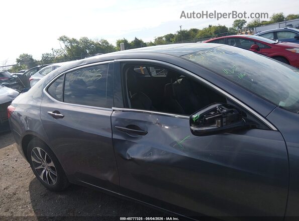 19UUB1F57HA007376 2017 ACURA TLX Gray Rear interior view