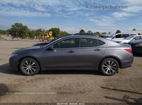 19UUB1F57HA007376 2017 ACURA TLX Gray 360 interior view