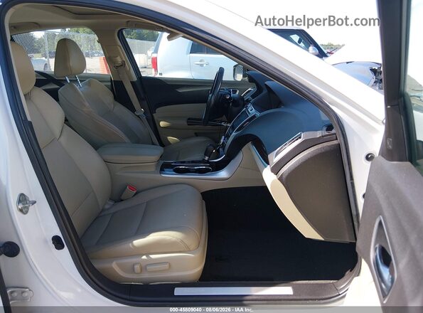 19UUB1F57KA008194 2019 ACURA TLX White Widok wnętrza z przodu