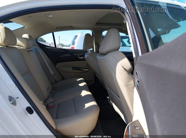 19UUB1F57KA008194 2019 ACURA TLX White Widok naklejki z numerem VIN