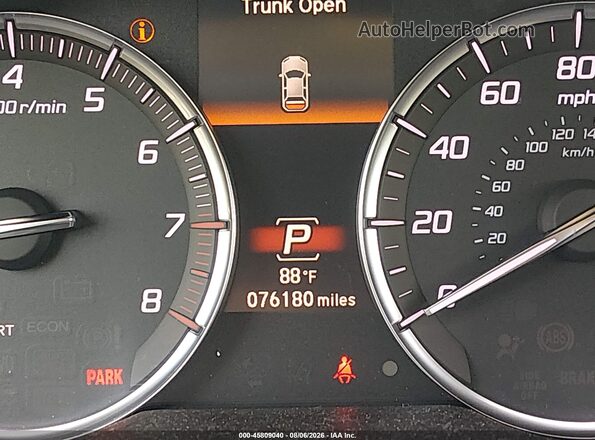19UUB1F57KA008194 2019 ACURA TLX White 