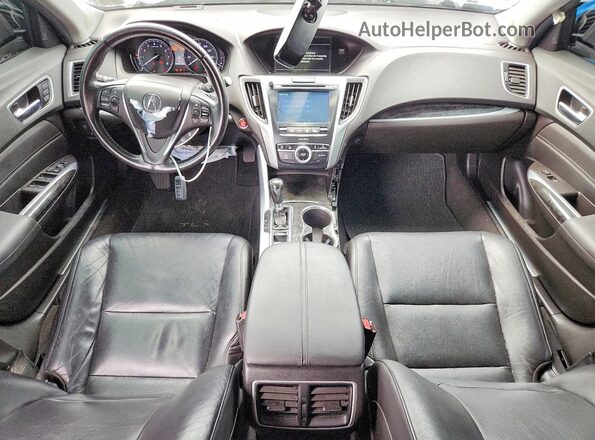 19UUB1F57LA009718 2020 ACURA TLX Black Вид панелі приладів