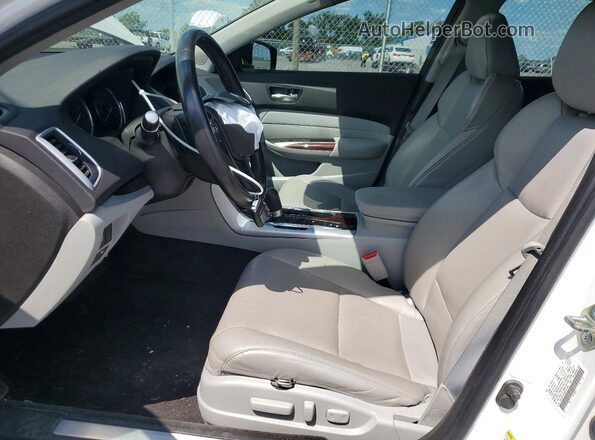 19UUB1F59HA002289 2017 ACURA TLX White Вид салону спереду