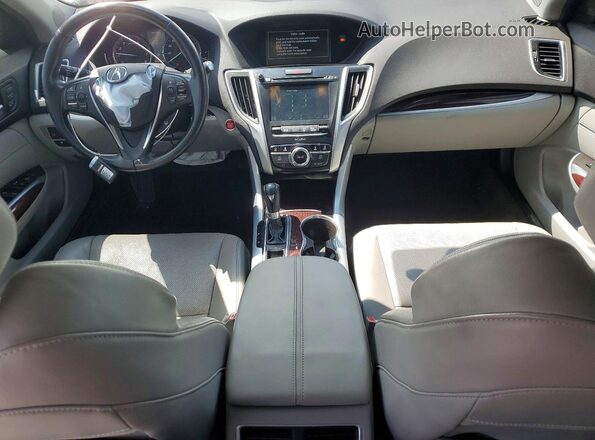 19UUB1F59HA002289 2017 ACURA TLX White Вид панелі приладів