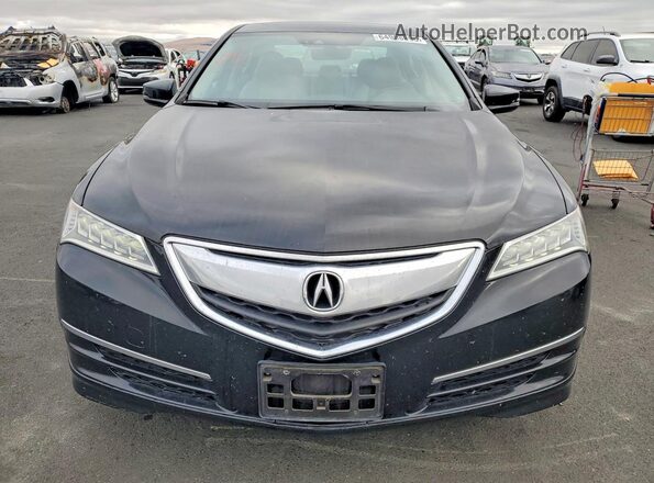 19UUB1F5XHA001992 2017 ACURA TLX Black Widok z przodu