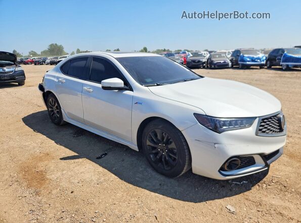 19UUB1F62KA006409 2019 ACURA TLX Белый Передняя правая четверть