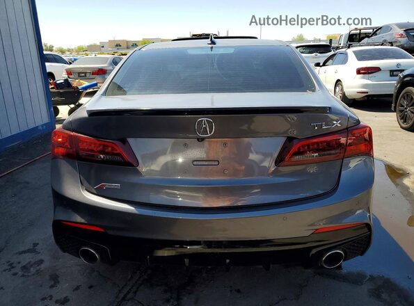 19UUB1F65KA003682 2019 ACURA TLX Gray Rear view