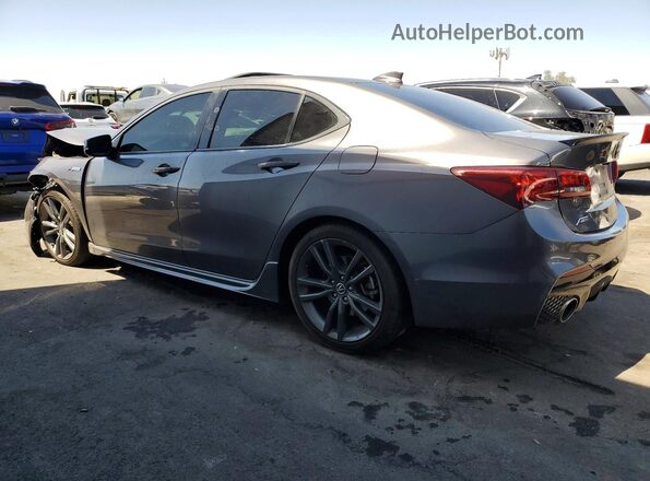 19UUB1F65KA003682 2019 ACURA TLX Gray Rear left