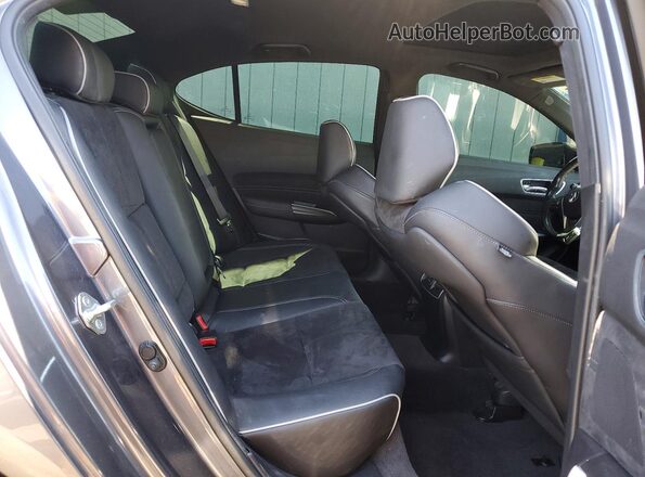 19UUB1F65KA003682 2019 ACURA TLX Gray Rear seats view